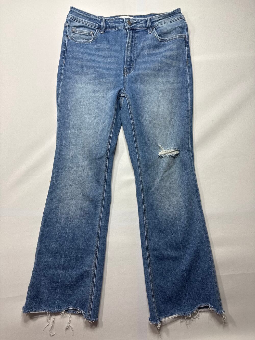Flying Monkey Women's Crop Straight Leg Blue Jeans‎ - Size 30 (30x27)